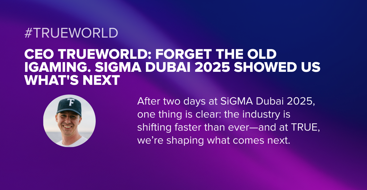 CEO: FORGET THE OLD IGAMING, SIGMA DUBAI 2025 SHOWED US WHAT 